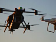 L'intercepteur de drone, déployé pour les JO, en action. // Source : CS GROUP