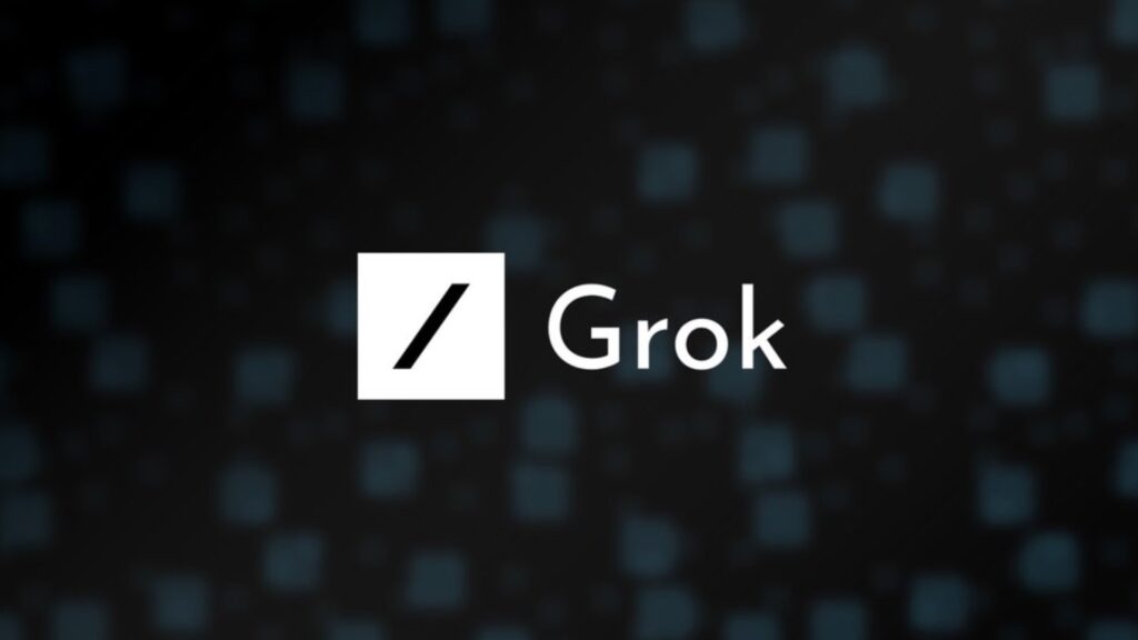 Le logo de Grok, l'IA d'Elon Musk // Source : Grok / xAI Le logo de Grok, l'IA d'Elon Musk // Source : Grok / xAI