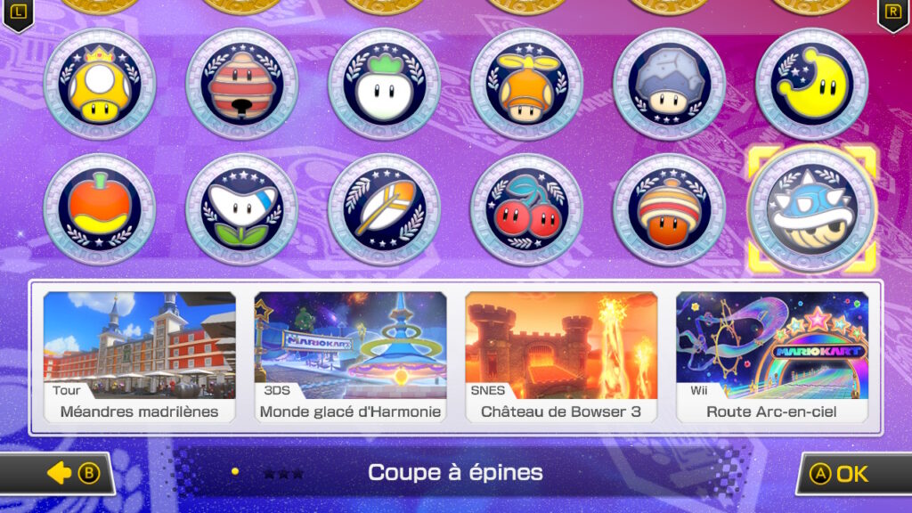 Une deuxième page entière de circuits, Nintendo a mis 21 mois, mais a tenu sa promesse. Une deuxième page entière de circuits, Nintendo a mis 21 mois, mais a tenu sa promesse.