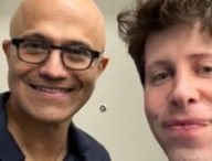 Satya Nadella et Sam Altman. // Source : X Satya Nadella et Sam Altman. // Source : X