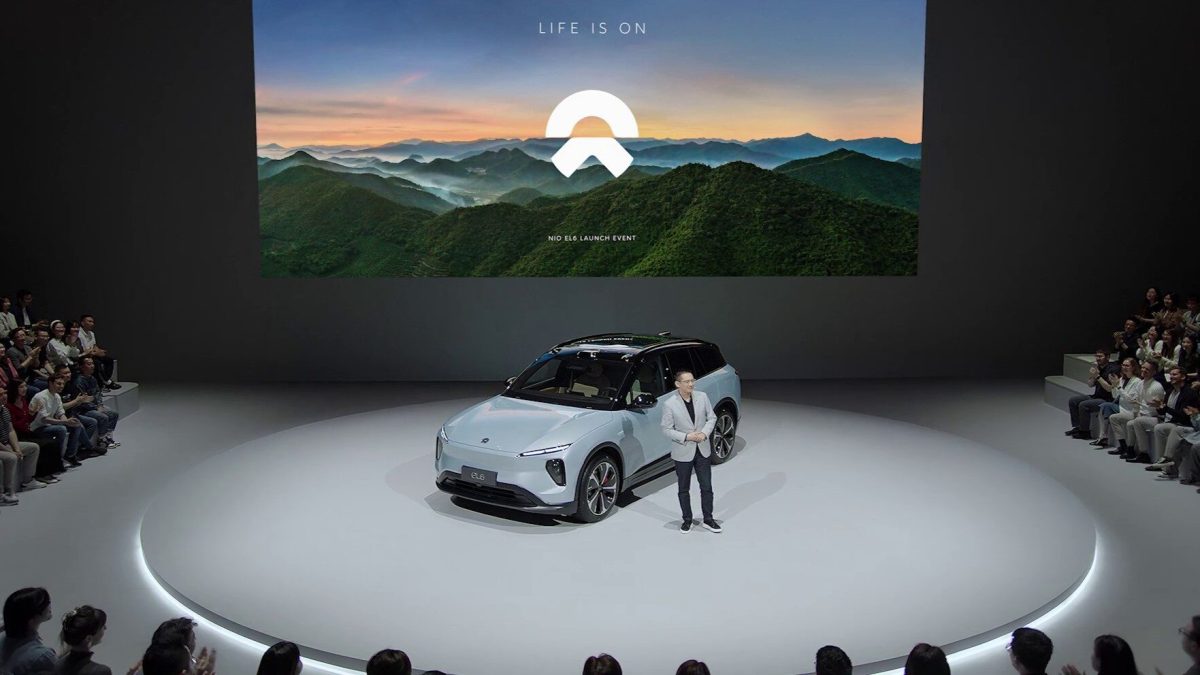 Nio événement de lancement en Chine // Source : Nio Nio événement de lancement en Chine // Source : Nio