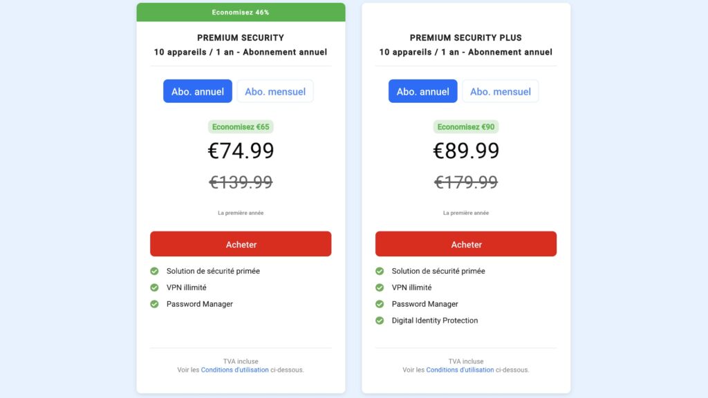 Bitdefender Premium Security Plus est à -50 % pour le Black Friday // Source : Bitdefender Bitdefender Premium Security Plus est à -50 % pour le Black Friday // Source : Bitdefender