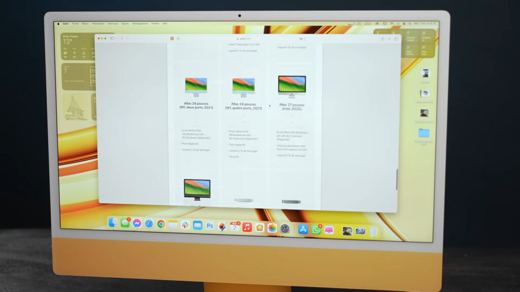 L'iMac M3 // Source : Thomas Ancelle / Numerama L'iMac M3 // Source : Thomas Ancelle / Numerama