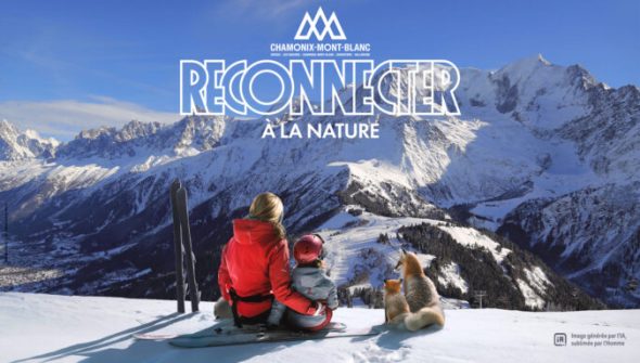 La publicité de la discorde // Source : Office du tourisme de Chamonix