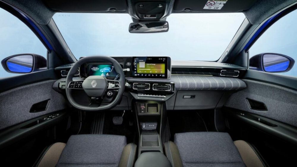 Renault 5 et son intérieur à la pointe // Source : Renault Renault 5 et son intérieur à la pointe // Source : Renault