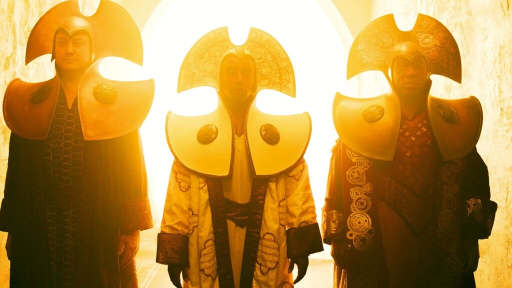 Les Seigneurs du Temps, sur Gallifrey. // Source : BBC Les Seigneurs du Temps, sur Gallifrey. // Source : BBC