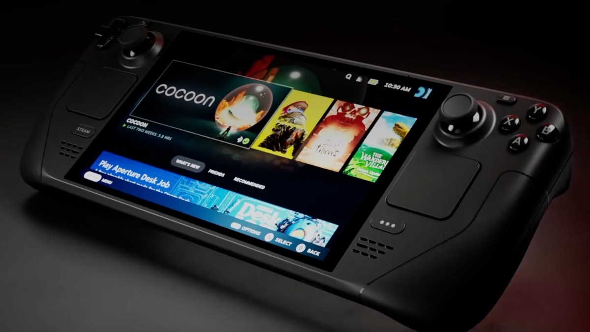 Le Steam Deck OLED // Source : Valve Le Steam Deck OLED // Source : Valve