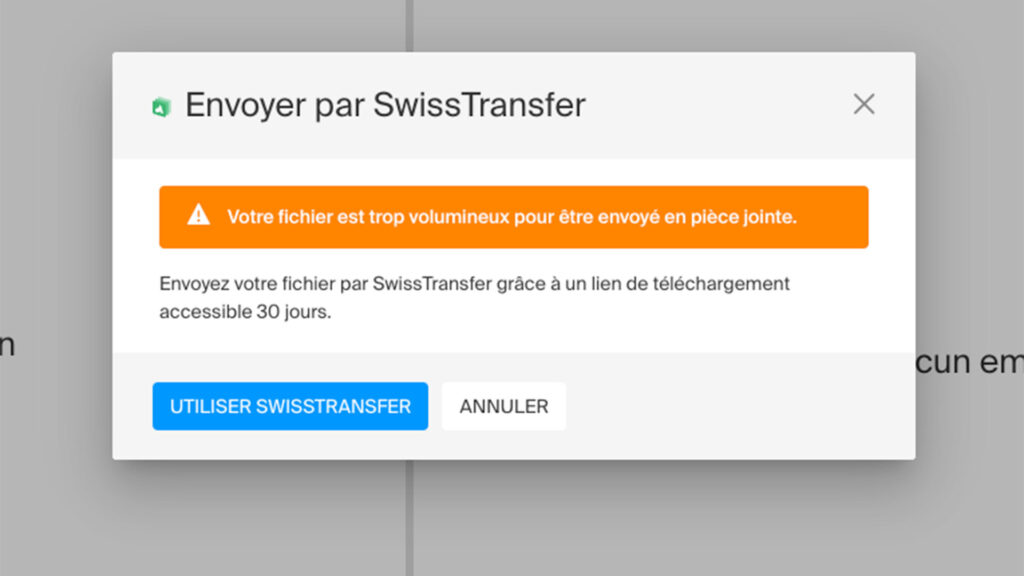 swisstransferkmail