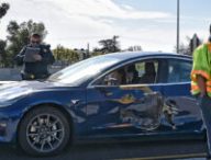 Accident en Tesla : le début des ennuis // Source : Chris Yarzab - flickr