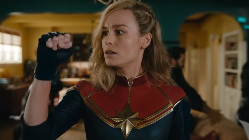 Brie Larson dans The Marvels. // Source : Marvel Brie Larson dans The Marvels. // Source : Marvel