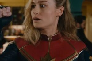 Brie Larson dans The Marvels. // Source : Marvel Brie Larson dans The Marvels. // Source : Marvel