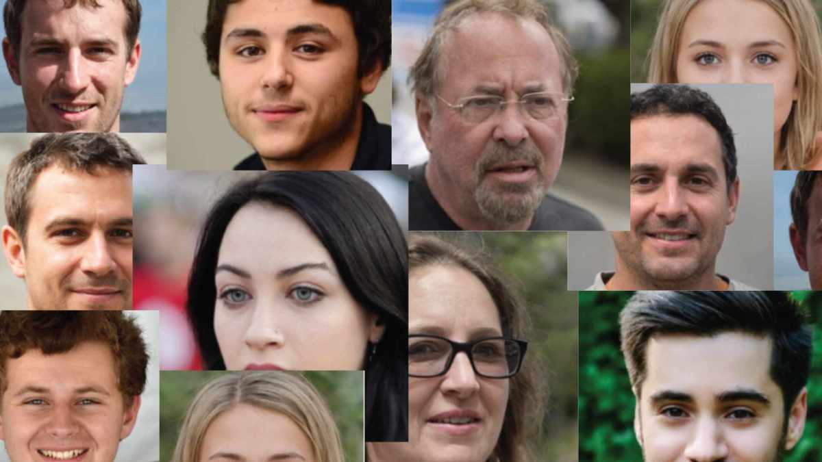 Une étude montre que les humains ne savent plus différencier les visages générés par IA des vrais // Source : Psychological Science / Capture d'écran et montage Numerama Une étude montre que les humains ne savent plus différencier les visages générés par IA des vrais // Source : Psychological Science / Capture d'écran et montage Numerama