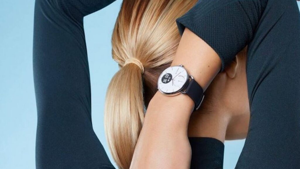 La montre connectée Withings ScanWatch de première génération // Source : Withings La montre connectée Withings ScanWatch de première génération // Source : Withings