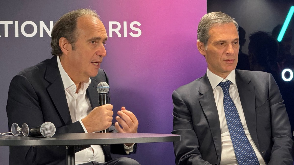 Xavier Niel et Rodolphe Saadé. // Source : Numerama Xavier Niel et Rodolphe Saadé. // Source : Numerama