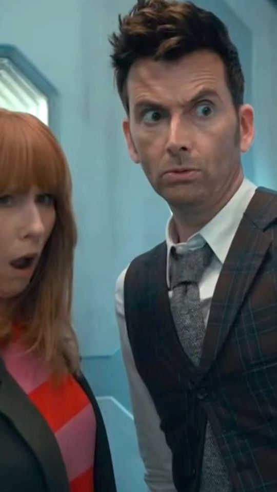 Donna et le 14e Docteur dans Doctor Who, Wild Blue Yonder. // Source : BBC