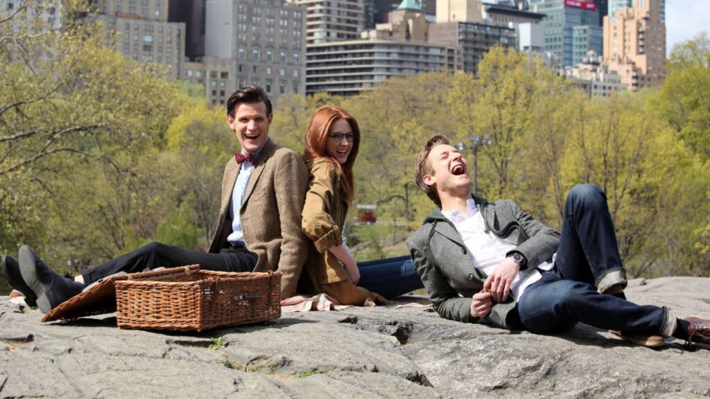 11e Docteur, Amy et Rory. // Source : BBC / Doctor Who 11e Docteur, Amy et Rory. // Source : BBC / Doctor Who