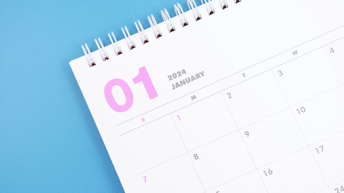Calendrier de janvier 2024. // Source : Canva Calendrier de janvier 2024. // Source : Canva