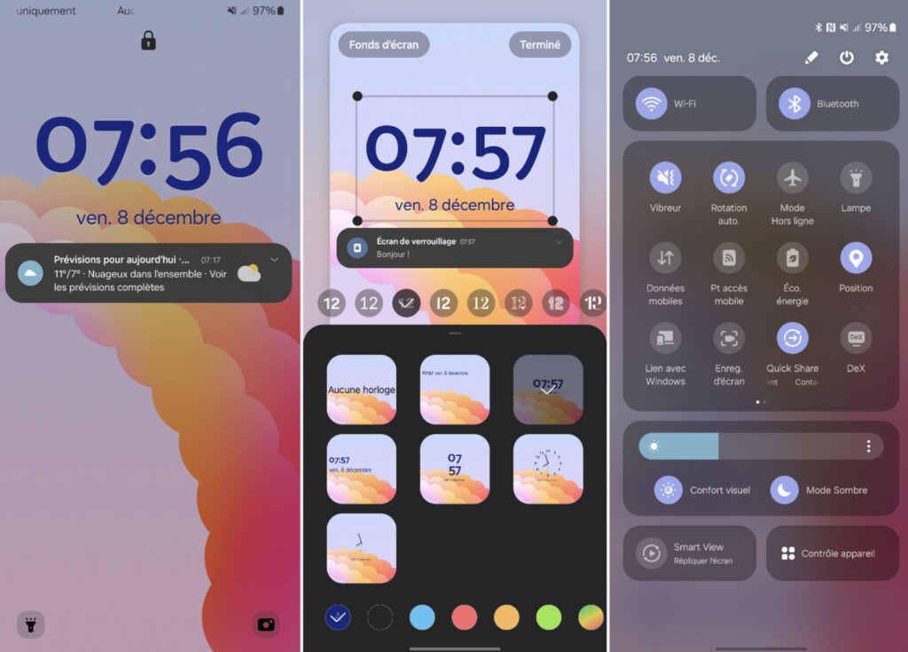 On aime beaucoup les nouveautés visuelles de One UI 6. Samsung va dans la bonne direction. On aime beaucoup les nouveautés visuelles de One UI 6. Samsung va dans la bonne direction.