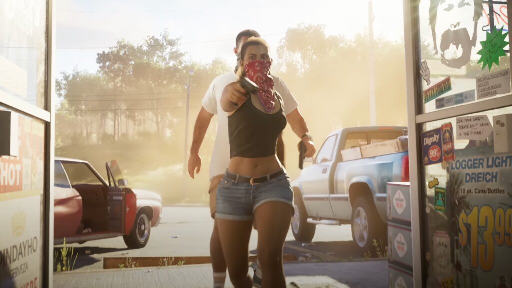 Lucia, héroïne de GTA 6 // Source : Capture YouTube Lucia, héroïne de GTA 6 // Source : Capture YouTube