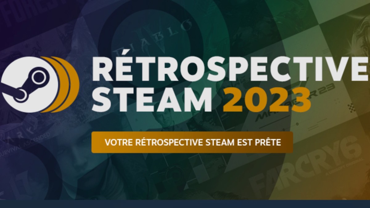 Rétrospective Steam 2023 // Source : Capture d'écran Rétrospective Steam 2023 // Source : Capture d'écran