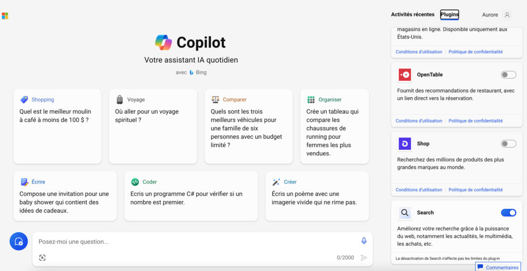 Pour l'instant, Suno n'est pas encore disponible en France sur Microsoft Copilot // Source : Capture d'écran Numerama Pour l'instant, Suno n'est pas encore disponible en France sur Microsoft Copilot // Source : Capture d'écran Numerama