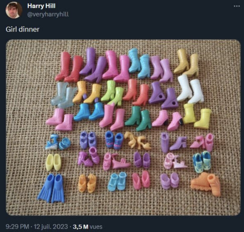 J'explique la blague : il s'agit d'une photo de vêtements pour Polly Pocket en silicone, que beaucoup de petites filles des années 90-2000 aimaient mâchonner (moi y compris). J'explique la blague : il s'agit d'une photo de vêtements pour Polly Pocket en silicone, que beaucoup de petites filles des années 90-2000 aimaient mâchonner (moi y compris).