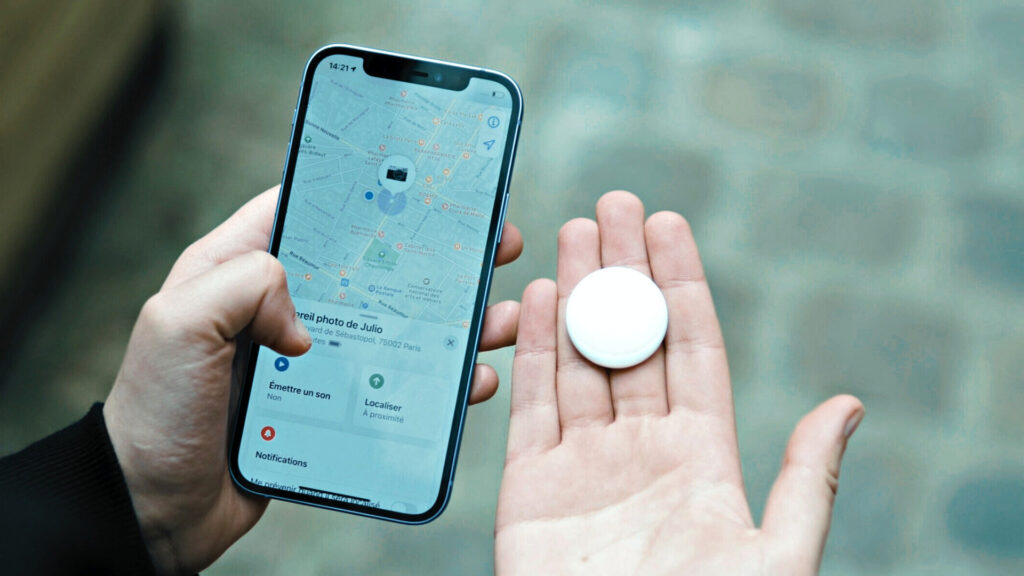Un traqueur Bluetooth // Source : Numerama Un traqueur Bluetooth // Source : Numerama