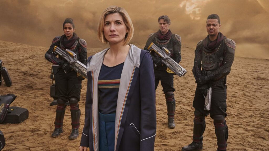 Le 13e Docteur durant l'arc narratif du Flux. // Source : BBC Le 13e Docteur durant l'arc narratif du Flux. // Source : BBC
