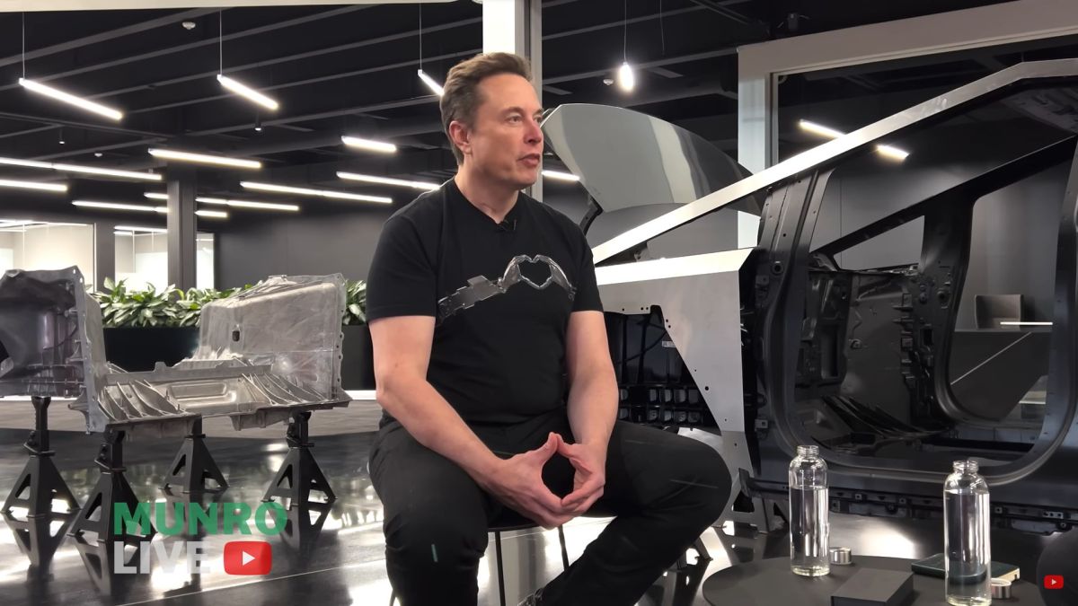 Elon Musk en interview // Source : Extrait vidéo Munro Live Elon Musk en interview // Source : Extrait vidéo Munro Live