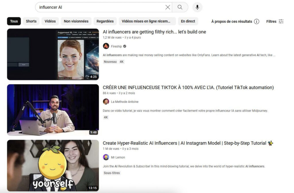 influenceuse AI influenceuse AI