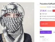 Un exemple d'une annonce qui mentionne des "keffiehs solidaires" // Source : discustsion.com Un exemple d'une annonce qui mentionne des "keffiehs solidaires" // Source : discustsion.com