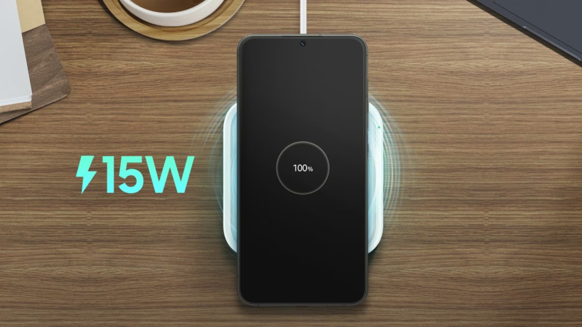 La puissance de charge est de 15W // Source : Samsung La puissance de charge est de 15W // Source : Samsung