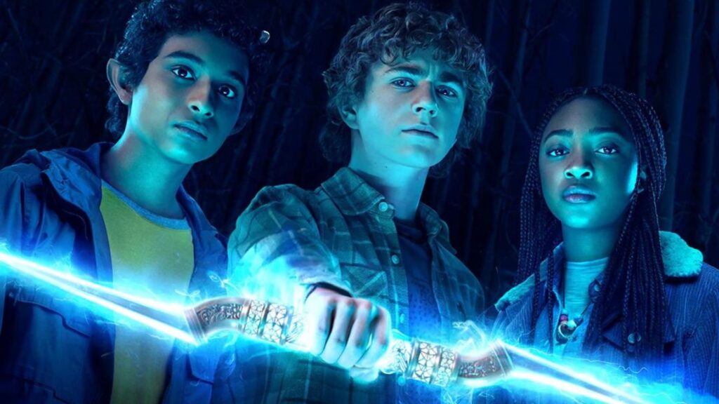 Les tous jeunes adolescents de Percy Jackson et les Olympiens // Source : Disney+ Les tous jeunes adolescents de Percy Jackson et les Olympiens // Source : Disney+