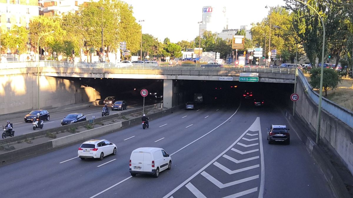 Parfois le périphérique parisien est fluide // Source : Raphaelle Baut Parfois le périphérique parisien est fluide // Source : Raphaelle Baut