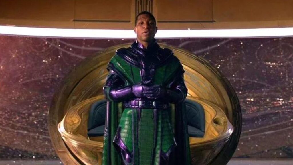 Jonathan Majors en Kang dans Quantumania // Source : Marvel Jonathan Majors en Kang dans Quantumania // Source : Marvel