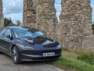 Tesla Model 3 (2023) // Source : Raphaelle Baut pour Numerama Tesla Model 3 (2023) // Source : Raphaelle Baut pour Numerama