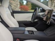 Tesla Model 3 (2023) // Source : Raphaelle Baut pour Numerama Tesla Model 3 (2023) // Source : Raphaelle Baut pour Numerama