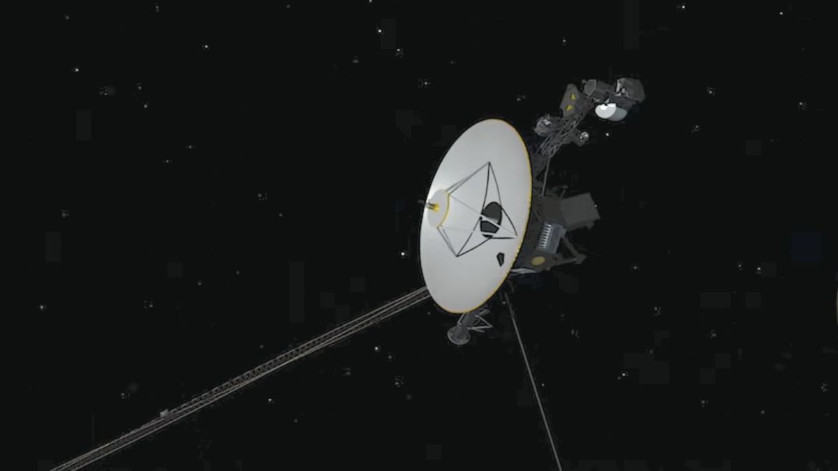 Sonde Voyager. // Source : Capture YouTube Nasa JPL Sonde Voyager. // Source : Capture YouTube Nasa JPL