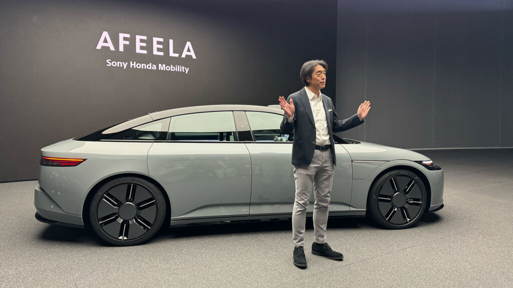 Afeela au CES 2024 // Source : Nicolas Lellouche Afeela au CES 2024 // Source : Nicolas Lellouche