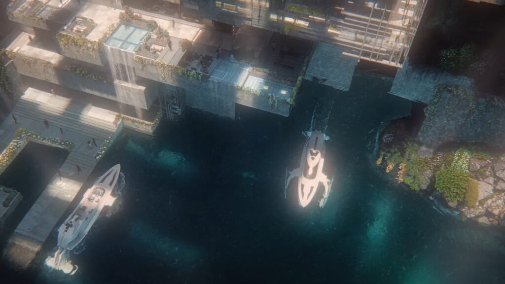 Aquellum doit être accessible uniquement par la mer // Source : Neom / YouTube Aquellum doit être accessible uniquement par la mer // Source : Neom / YouTube