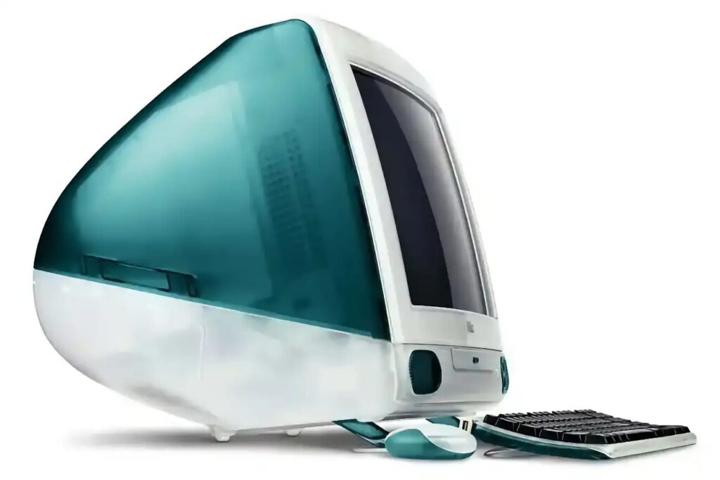 L'iMac de 1998. L'iMac de 1998.
