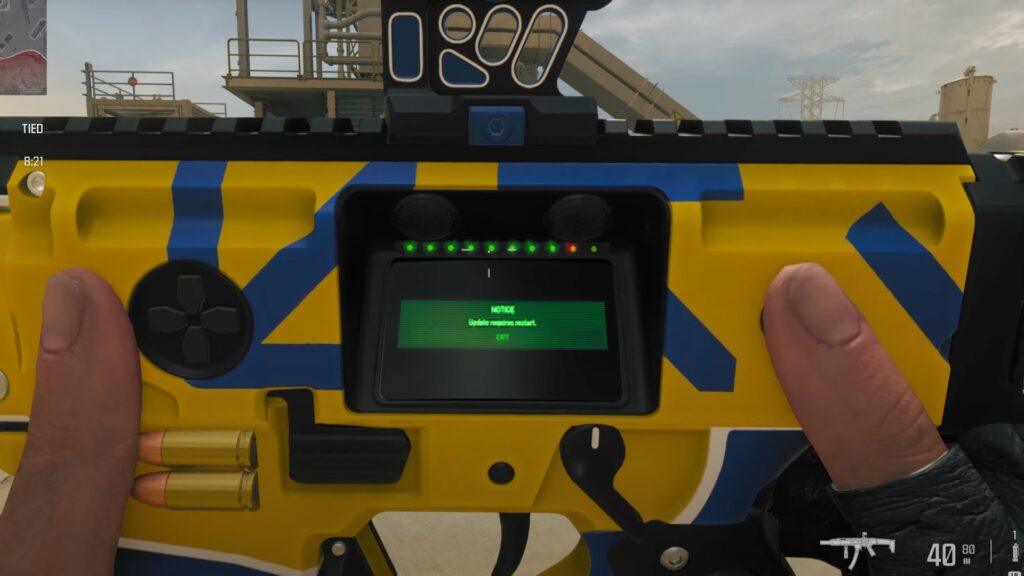 Arme avec mème dans Call of Duty: Modern Warfare III // Source : Capture YouTube Arme avec mème dans Call of Duty: Modern Warfare III // Source : Capture YouTube