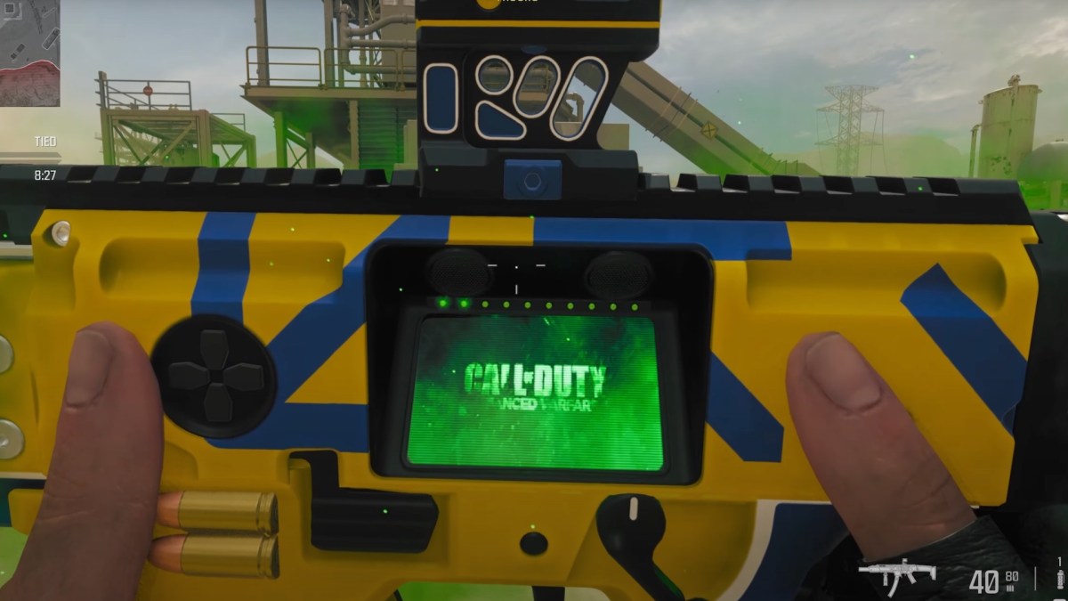 Arme avec mème dans Call of Duty: Modern Warfare III // Source : Capture YouTube Arme avec mème dans Call of Duty: Modern Warfare III // Source : Capture YouTube