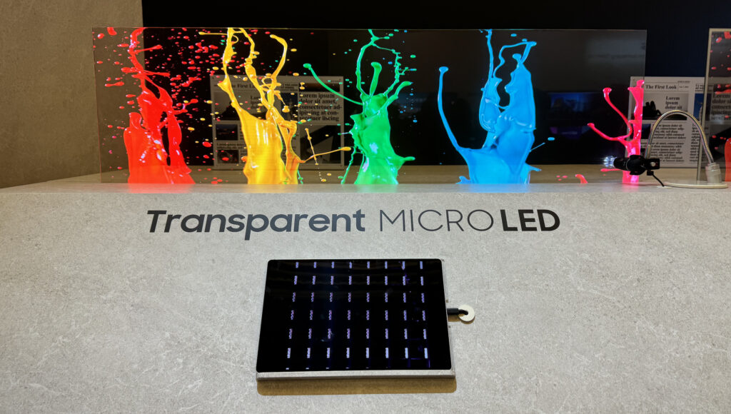 Le Micro LED de Samsung offre une transparence supérieure à celle de LG. Mais à quel prix ? Le Micro LED de Samsung offre une transparence supérieure à celle de LG. Mais à quel prix ?