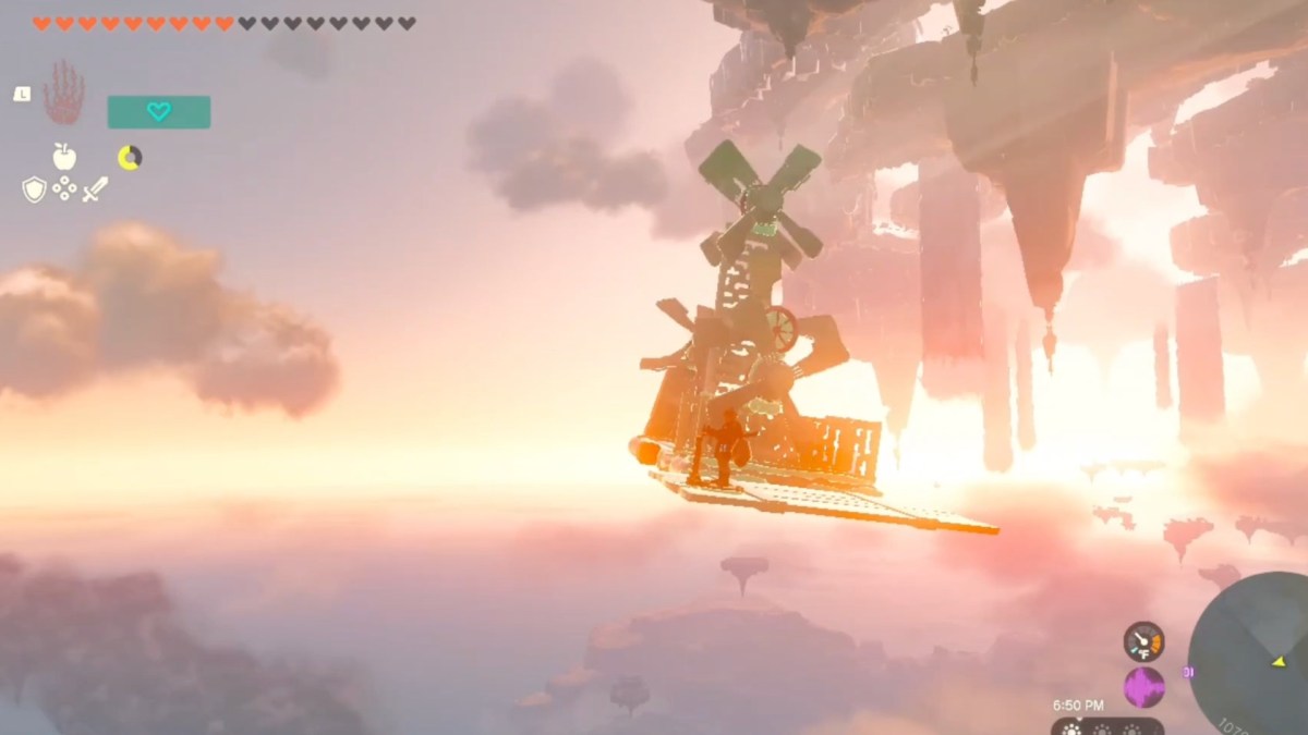 Un avion qui peut voler à l'infini dans Zelda: Tears of the Kingdom // Source : Reddit Un avion qui peut voler à l'infini dans Zelda: Tears of the Kingdom // Source : Reddit