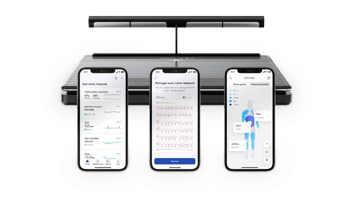 Balance Withings Body Scan // Source : Withings Balance Withings Body Scan // Source : Withings