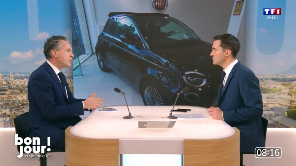Christophe Béchu en interview TF1 // Source : Capture vidéo TF1 Christophe Béchu en interview TF1 // Source : Capture vidéo TF1