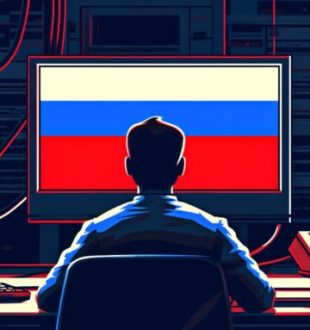 La Russie a entamé une nouvelle campagne d'infiltration des réseaux occidentaux. // Source : Numerama avec Midjourney