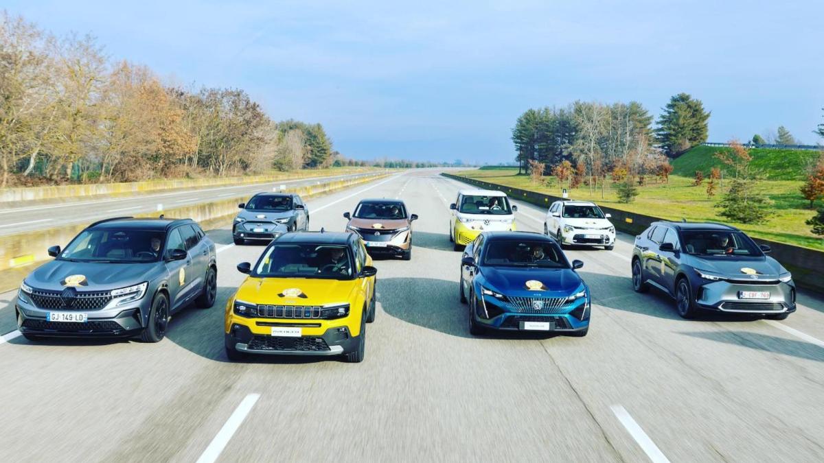 Voitures finalistes du Car of the Year 2023 // Source : Car of the Year - Facebook Voitures finalistes du Car of the Year 2023 // Source : Car of the Year - Facebook