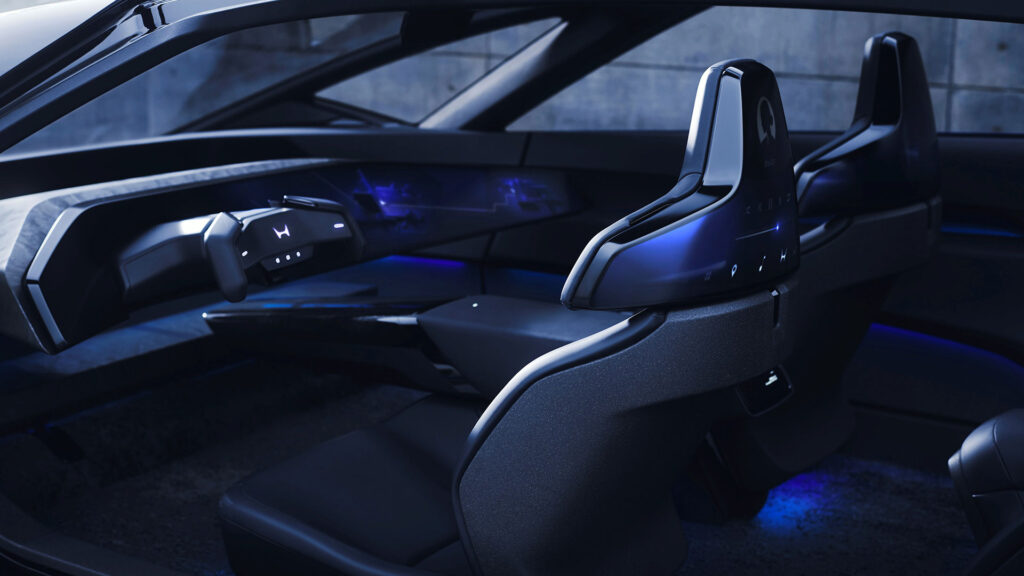Intérieur du concept Honda Serie 0 Saloon // Source : Honda Intérieur du concept Honda Serie 0 Saloon // Source : Honda